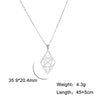 Teamer Stainless Steel Necklace for Women Witchcraft Jewelry Vintage Star Pentagram Pendant Necklace Choker Witchy Accessories