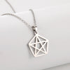 Teamer Stainless Steel Necklace for Women Witchcraft Jewelry Vintage Star Pentagram Pendant Necklace Choker Witchy Accessories
