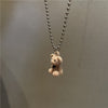 Teddy Bear Pendant Chain Necklace for Girls Women Korean Bear Long Sweater Neck Chain Necklaces Cute Collar Jewelry Gift
