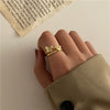 Temperament Gold Adjustable Butterfly Ring Set For Women Girl  Irregular Finger Thin Rings Gift 2021 Female Jewelry Party
