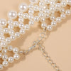 Temperament Woman Hand-woven Pearl Choker Necklace for Woman Party Casual