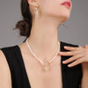 Temperamental Pearl Is Sexy Sparkle Short Paragraph Necklace Elegant And Generous Collarbone Chain Sweet Style Gift