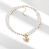 Temperamental Pearl Is Sexy Sparkle Short Paragraph Necklace Elegant And Generous Collarbone Chain Sweet Style Gift