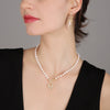 Temperamental Pearl Is Sexy Sparkle Short Paragraph Necklace Elegant And Generous Collarbone Chain Sweet Style Gift