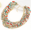 Tenande Maxi Bohemian Multi Layer Beads Chain Tassel Necklaces Pendants for Women Vintage Retro Tribal Jewelry Accessories Gifts