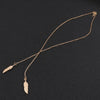 Tenande Punk Long Sweater Gold Color Leaves Choker Necklaces & Pendants for Women Jewelry Charm Chain Bijoux Collier