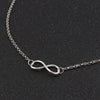 Tenande Silver Color Charm Jewelry Infinity Choker Necklaces & Pendants for Women Party Jewelry Gifts Bijuter Colar