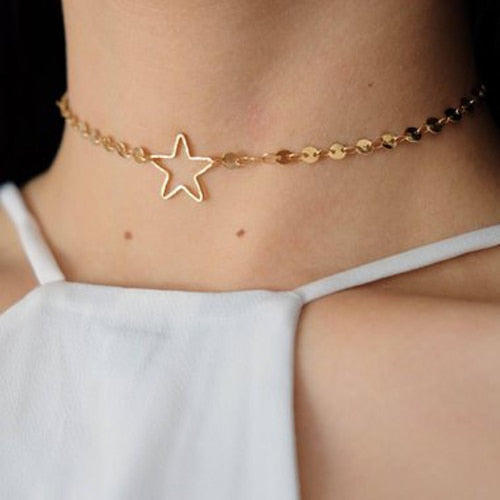 Tenande Vintage Bohemian Natural Stone Beads Peace Dove Water Droplets Clavicle Chain Necklaces for Women Valentine's Day Gifts