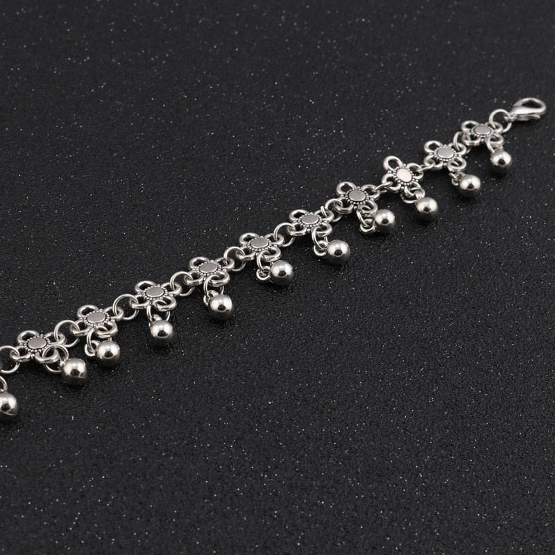 Tenande Vintage Bohemian Tattoo Clavicle Chain Necklaces Beads Flowers Tassel Necklaces & Pendants for Women Charm Jewelry Gifts