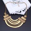 Tenande Vintage Ethnic Jewelry Bijoux Tribal Metal Coin Choker Necklaces & Pendants Gypsy Multilayer Chain Necklaces For Women