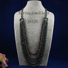 Terisa Pearl Jewelry Store 6 Rows 18'' or 36'' Real Freshwater Pearls Black Agates Necklace Handmade Charming Women Gift