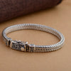 Thai Silver Ethnic 925 Sterling Silver Bracelet&Bangle For Men&Women Thai Ethnic Handmade Weaving Style Bracelet Fine Jewelry