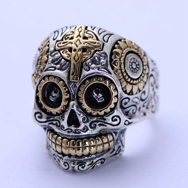 Thai Silver S925 Silver Marcasite Ring   Men's Board