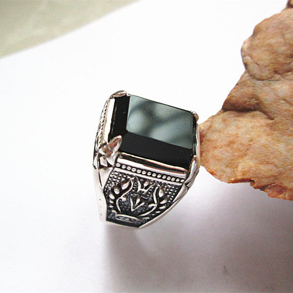 Thailand origin silversmith pure manual S925 pure silver ornaments Thai silver restoring ancient ways female mark the ring