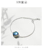 Original Design Aurora Moonstone Forest Cushion Ladies' Bracelets 925 Silver Scale light Bracelet Female Simple jewelry