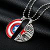The Avenger-US Captain Shield Sign Necklace For Women Lover Couple Pendant Choker Jewellery Necklaces for Teen Girls