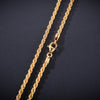 The Hiphop silver color 3mm Rope Chain Puffed Mariner Link Chain Choker Necklace  Color Men Boys Necklace Jewelry