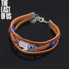 The Last of Us Part 2 Necklaces TLOU Joel Ellie Rocket Spaceship Firefly Logo Pendant Necklace for Women Men Badge Jewelry