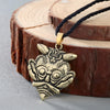 The Mask Of Loki Pendant Necklace Odin Amulet Necklace Men Scandinavian Norse Necklace Viking Jewelry Replica Borre Mideval