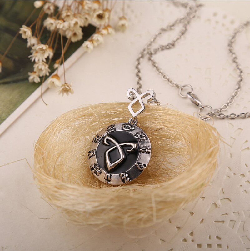 The Mortal Instruments City of Bones The power of mortal instruments necklace necklaces for women goth chains Tibetan Silver