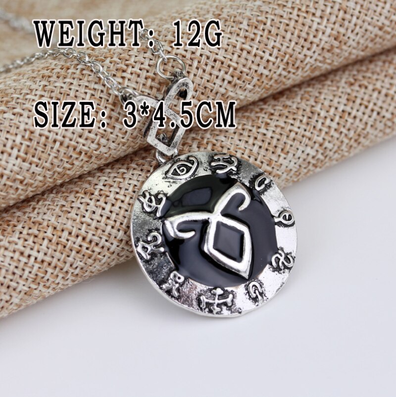 The Mortal Instruments City of Bones The power of mortal instruments necklace necklaces for women goth chains Tibetan Silver