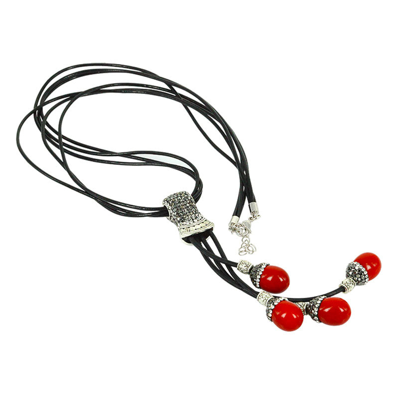 The New Style Statement Necklace Charm Beaded Tassel Necklace Bohemia Women Tassel necklace For Fashion Jewelry Accessories