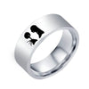 The Nightmare Before Christmas Ring Jack And Sally Ring For Women Couple Titanium Rings Charm Jewelry Accessories Christmas Gift