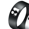 The Nightmare Before Christmas Ring Jack And Sally Ring For Women Couple Titanium Rings Charm Jewelry Accessories Christmas Gift