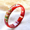 The Peacock Painted Red Agate Red Ice Jade Bracelet Retro Jewelry Gems Accessories Gifts Wholesale