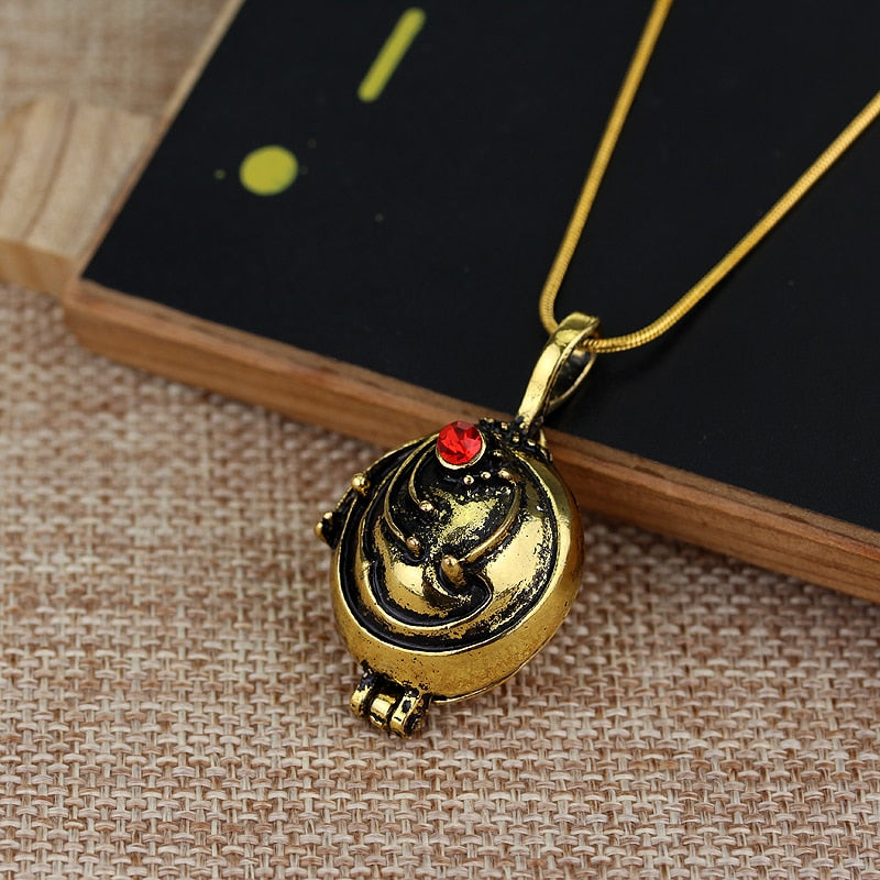 The Vampire Diaries necklace Elena Gilbert vintage vervain verbena pendant jewelry for men and women  Choker Necklace & Pendant
