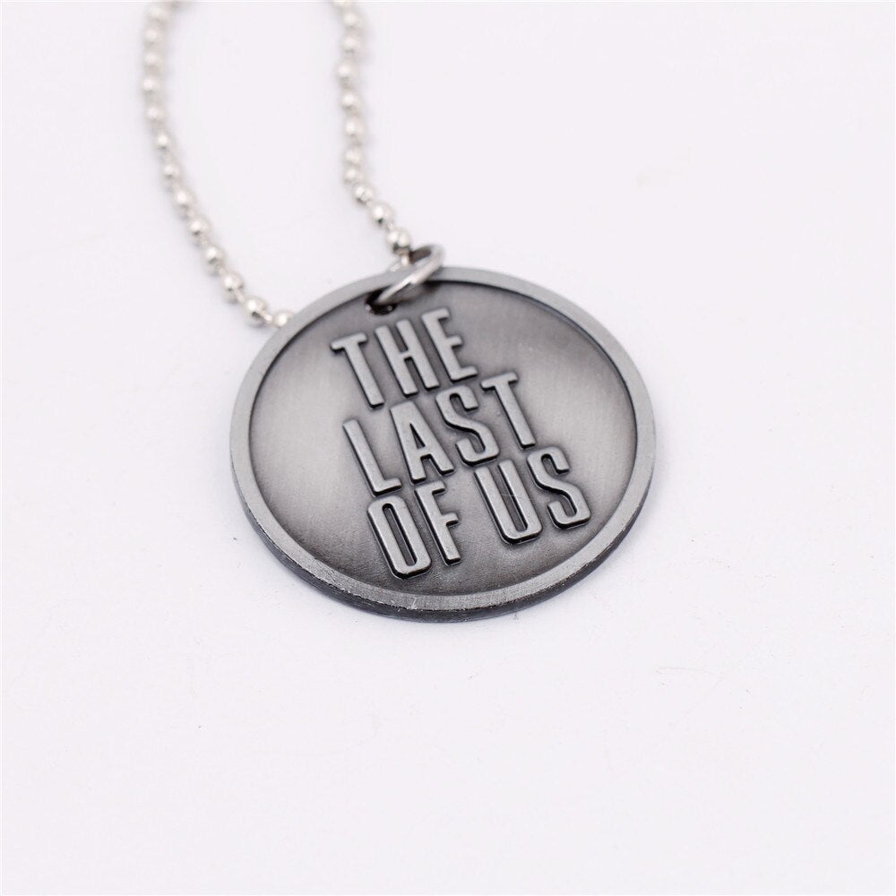 The last of us Firefly Necklace for Men Women Coin Dog Tag Round Chain Pendant Medallion Game Choker Necklaces Jewelry Gifts