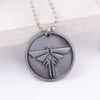 The last of us Firefly Necklace for Men Women Coin Dog Tag Round Chain Pendant Medallion Game Choker Necklaces Jewelry Gifts
