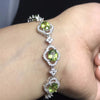 The latest design of Natural Sapphire Bracelet high-end jewelry Monopoly 925 silver wear perfect effect