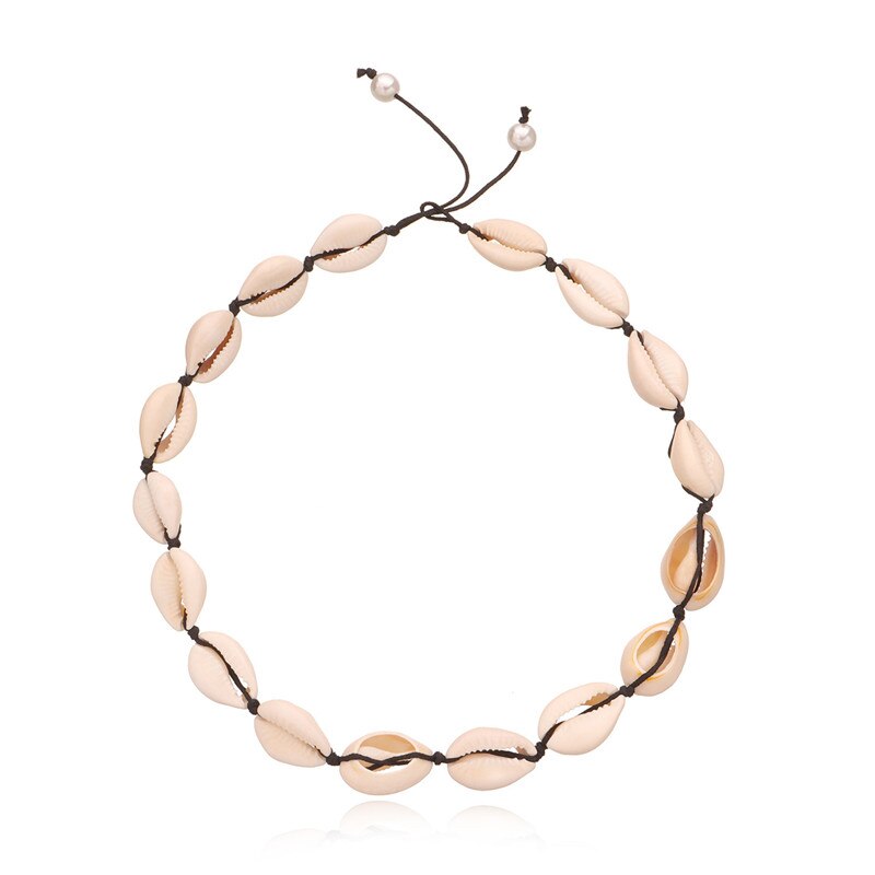 The jewelry women atmosphere Hawaii casual collar accessories pure handmade shell short collarbone necklace