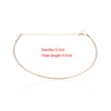 Thin Metal Choker Necklace Bib Neck Collar Hoop Circle Open Cuff Necklaces Women Men Punk Jewelry Gift