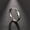 Thin Titanium Steel Couple Rings Simple  Black Gold Finger Ring For Women and Men Mens Jewelry Gifts