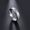 Thin Titanium Steel Couple Rings Simple  Black Gold Finger Ring For Women and Men Mens Jewelry Gifts