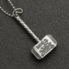 Thor Hammer Necklace Mjolnir 1:1 Dark World Ragnarok Pendant Viking Odin Loki Norse Mythology Weapon Revenge Jewelry