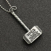 Thor Hammer Necklace Mjolnir 1:1 Dark World Ragnarok Pendant Viking Odin Loki Norse Mythology Weapon Revenge Jewelry