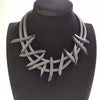 Thorn Choker collar for Women Goth Punk Choker Diy Art Chain Harajuku Collar Sexy Vegan Chocker Bondage Festival Jewelry Black