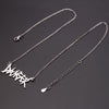 Thorn Letters DANGER Necklace Stainless Steel Wire Brambles Hip-hop Punk Style Choker Harajuku Street Personality Jewelry Charms