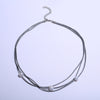 Thread Beads 9-10 mm Pearl Necklace Buttons Can Be Adjusted