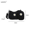 Three-in-one bag wide shoulder strap nylon bag female bag Messenger bag wild chain single shoulder underarm bag