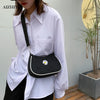 Three-in-one bag wide shoulder strap nylon bag female bag Messenger bag wild chain single shoulder underarm bag