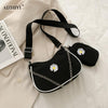 Three-in-one bag wide shoulder strap nylon bag female bag Messenger bag wild chain single shoulder underarm bag