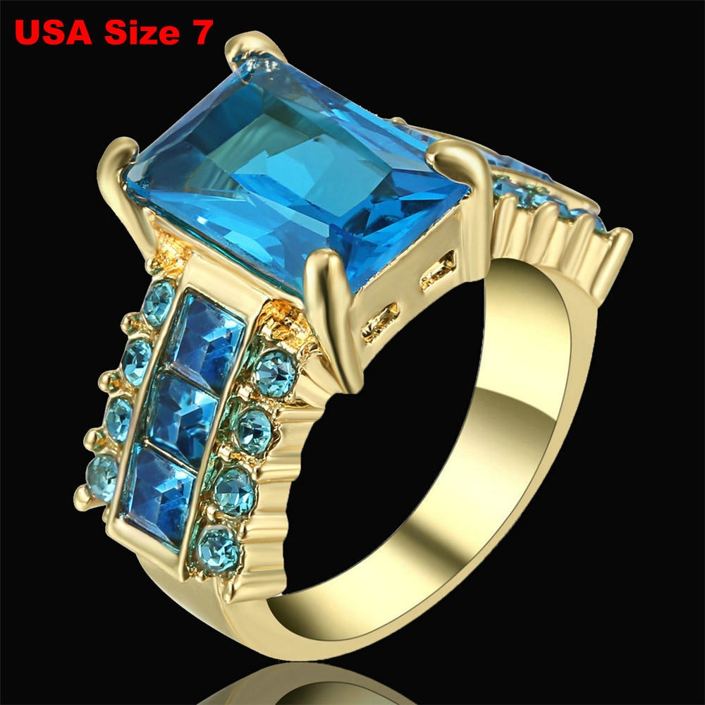 Luxury Wedding black pink Stone Rings with Big Square Zircon Silver Black Color Ring Large Design Jewelry Women Gift