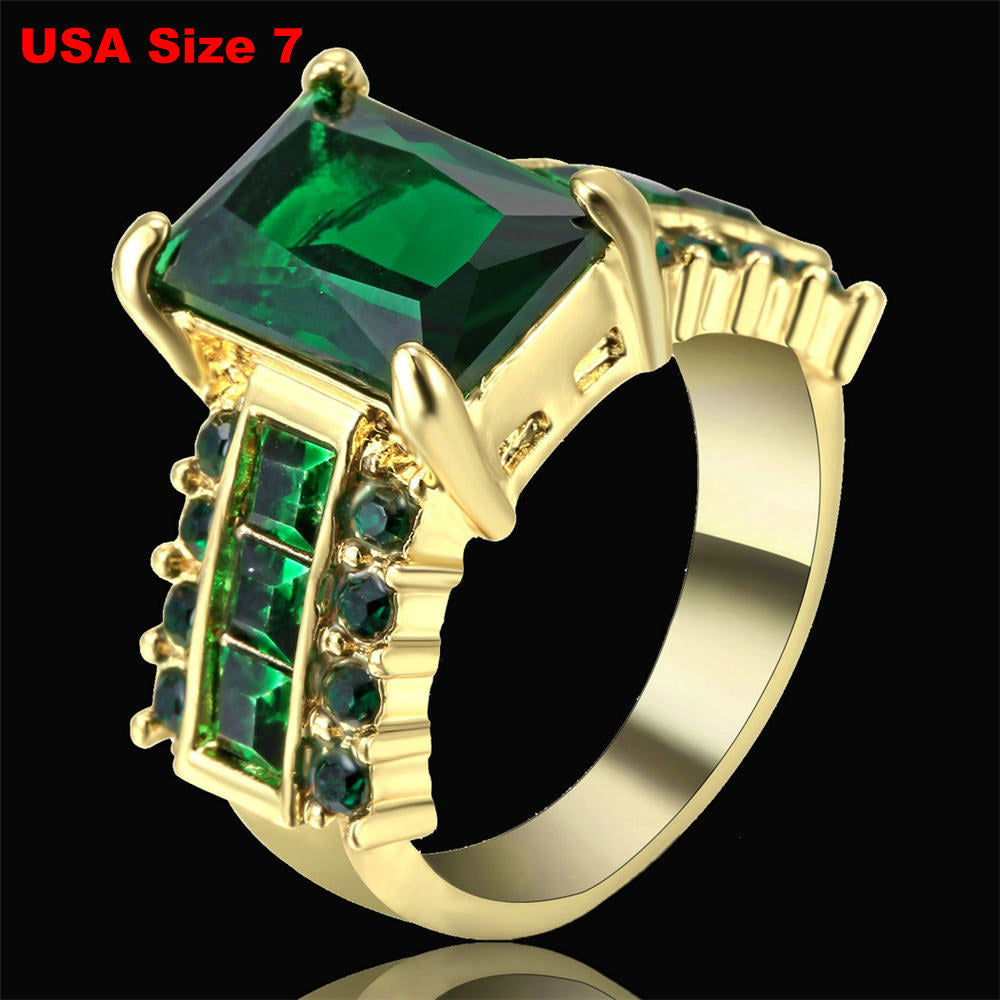 Luxury Wedding black pink Stone Rings with Big Square Zircon Silver Black Color Ring Large Design Jewelry Women Gift