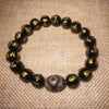Tibet DZI 10mm Laser engraving Hot stamping 6-word beads bracelet XL men&women jewelry Various patterns optional