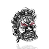 Tibetan Buddhism Yamantaka Rings for Men Emo Punk Personality Charm Finger Jewelry Accessories Religious Party Anillos