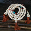 Tibetan Style Buddhism 108 Prayer Beads 8mm Natural Yak Bone Beads for Pr and Meditation Bracelet Pr Beads